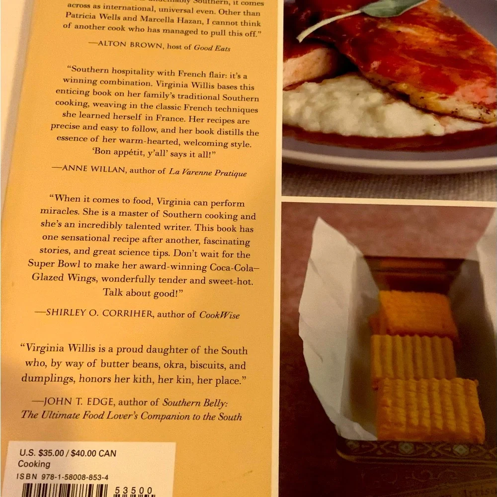 Bon Appétit, Y'all Cookbook by Virginia Willis Hardcover With Dust Cover